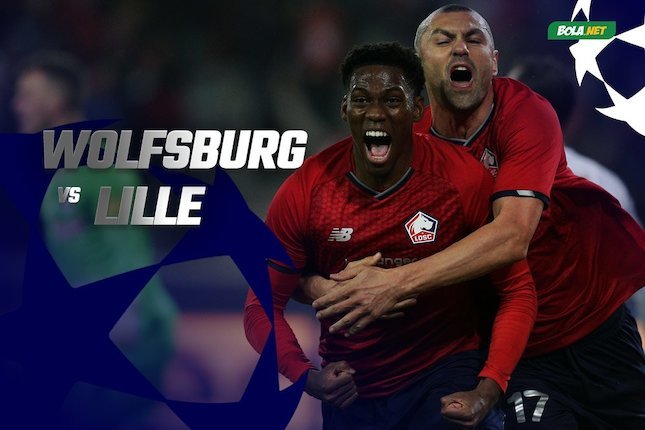 Liga Champions: Wolfsburg vs Lille (c) Bola.net