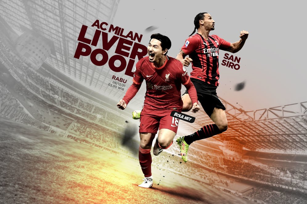 Jadwal dan Link Live Streaming Liga Champions: AC Milan vs Liverpool di Vidio