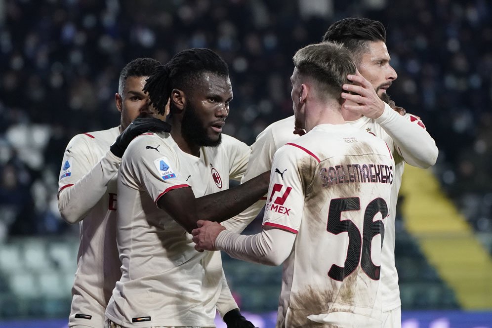 Jadwal dan Link Live Streaming AC Milan vs AS Roma di Vidio, Jumat 7 Januari 2022