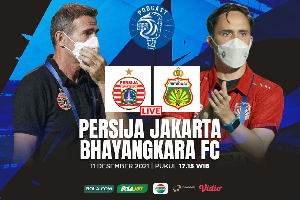 Yuk Dengerin Live Podcast BRI Liga 1: Persija Jakarta vs Bhayangkara FC Yuk Dengerin Live Podcast BRI Liga 1: Persija Jakarta vs Bhayangkara FC