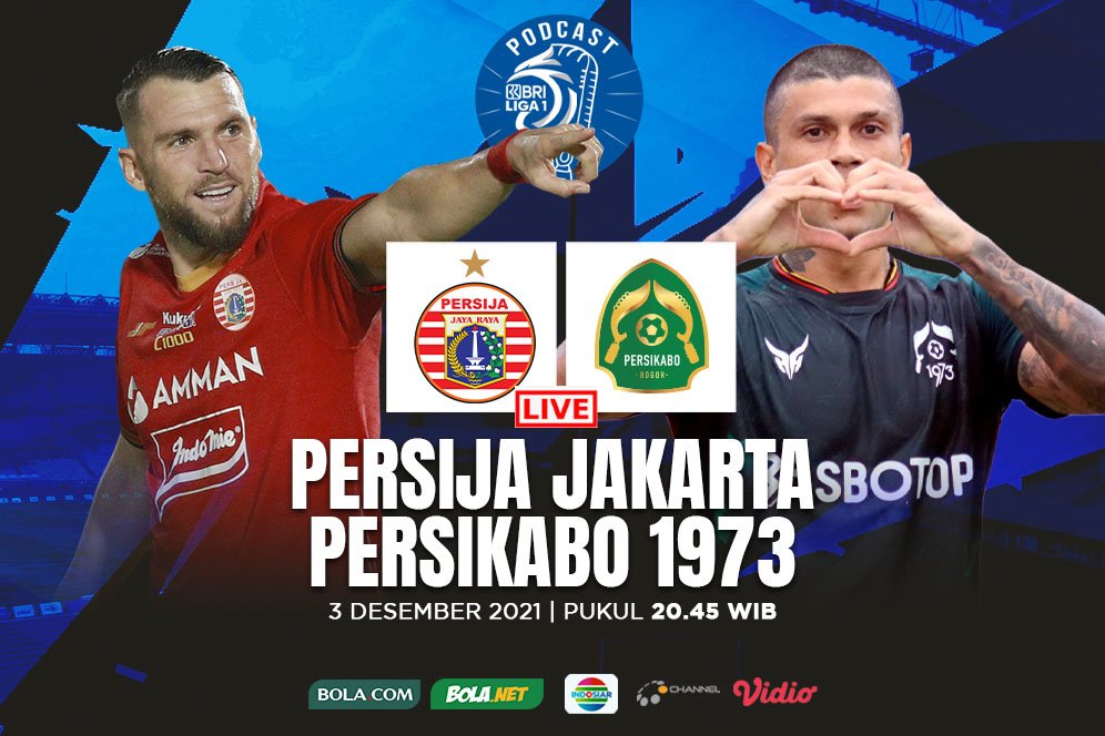 Yuk Dengerin Live Podcast BRI Liga 1: Persija Jakarta vs Persikabo 1973