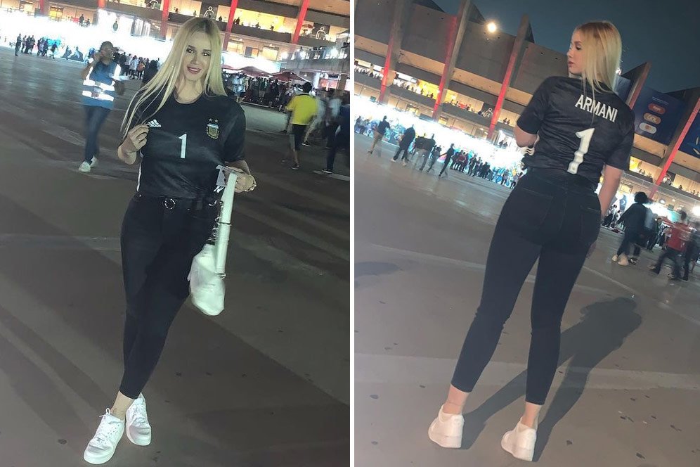 Pesona Daniela, Model dan Pengacara asal Kolombia Istri Kiper Timnas Argentina