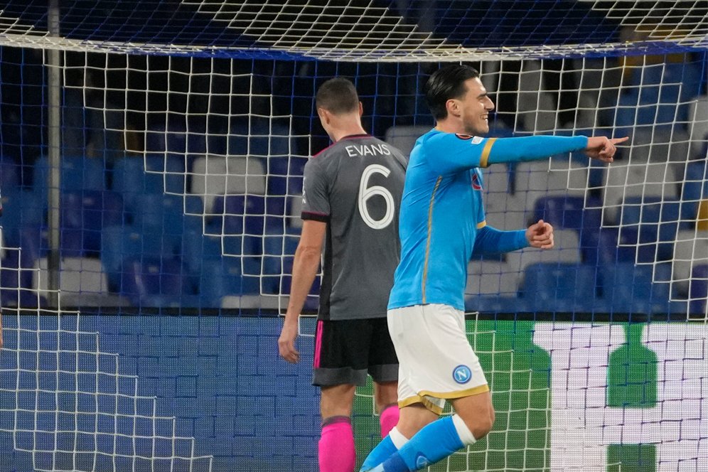 Man of the Match Napoli vs Leicester City: Eljif Elmas