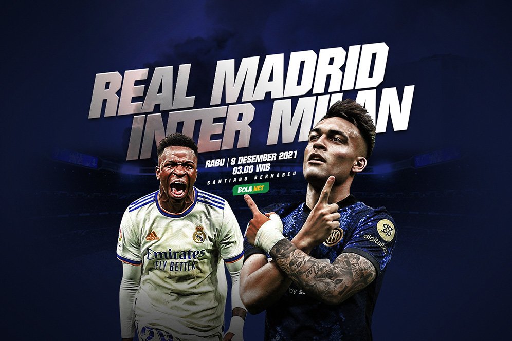 Data dan Fakta Liga Champions: Real Madrid vs Inter Milan