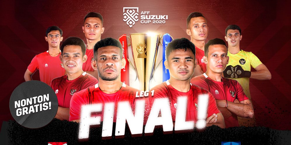 Saksikan Siaran Langsung Leg Pertama Final Piala AFF 2020: Indonesia Vs Thailand di Vidio