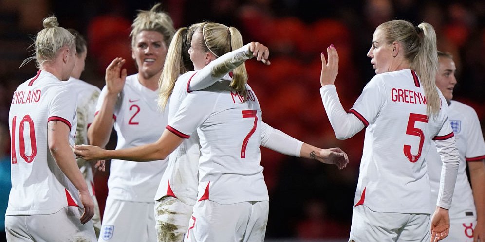 Menggila, Timnas Putri Inggris Bekuk Latvia 20-0 di Kualifikasi Piala Dunia Wanita 2023