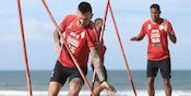 Latihan di Pantai Kuta, Pemain-pemain PSS Sleman Asah Kekuatan dan Kecepatan