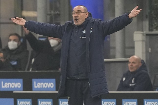 Pelatih Lazio musim 2021/2022, Maurizio Sarri (c) AP Photo