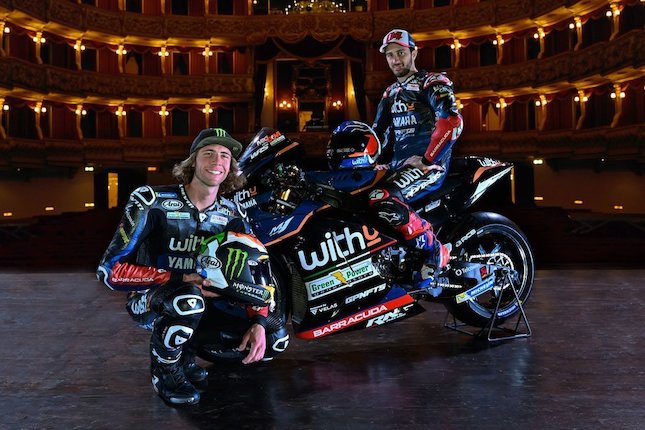 Pembalap WithU Yamaha RNF MotoGP Team, Darryn Binder dan Andrea Dovizioso (c) RNF Yamaha