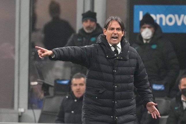 Pelatih Inter Milan Simone Inzaghi. (c) AP Photo
