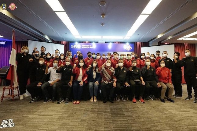 Pelepasan Timnas Indonesia Putri untuk Piala Asia Wanita 2022 (c) PSSI