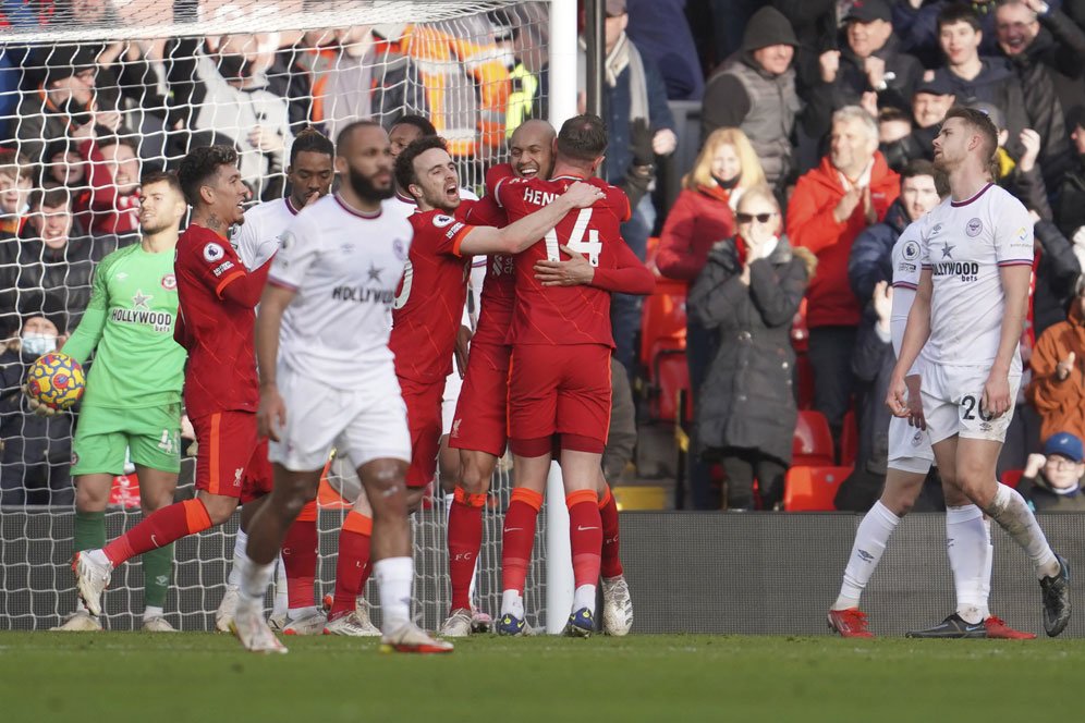 Liverpool Gulung Brentford, Fans: Liga Belum Berakhir! No Salah No Mane No Problem!