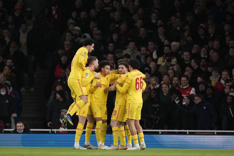 Pesan Singkat Salah untuk Liverpool yang Sukses Gulung Arsenal