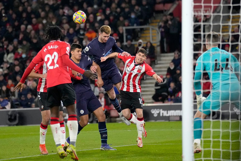 Hasil Pertandingan Southampton vs Manchester City: Skor 1-1