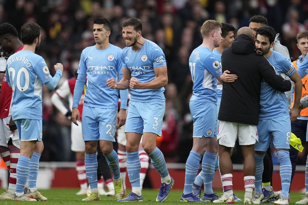 Hasil Pertandingan Arsenal vs Manchester City: Skor 1-2