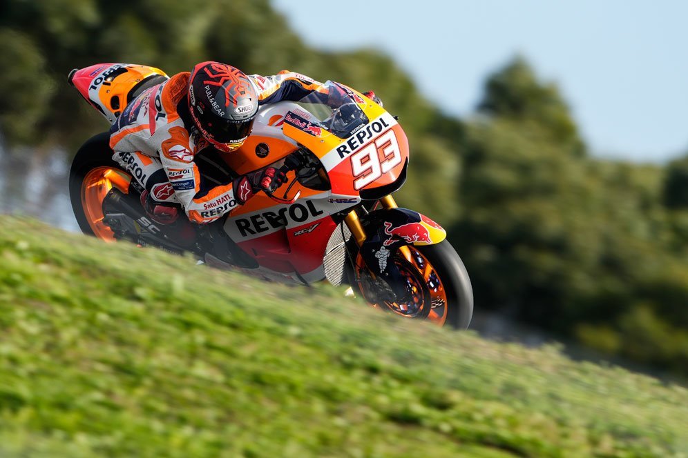 Galeri Foto: Kembalinya Marc Marquez Latihan Motor di Portimao demi 'Tes Mata'