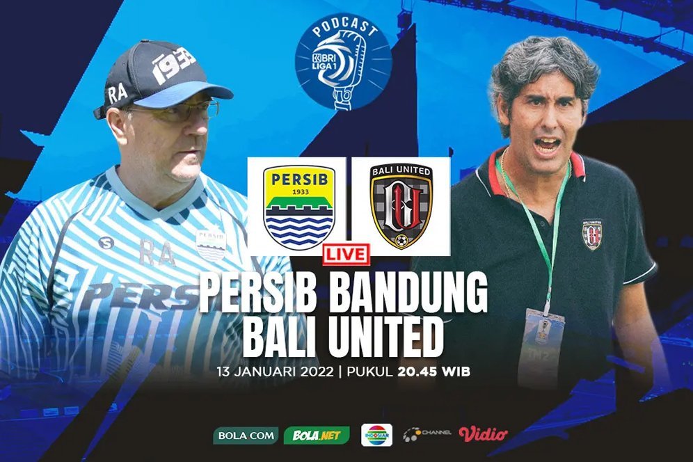 Yuk Dengerin Live Podcast Pertandingan BRI Liga 1: Persib Bandung Vs Bali United