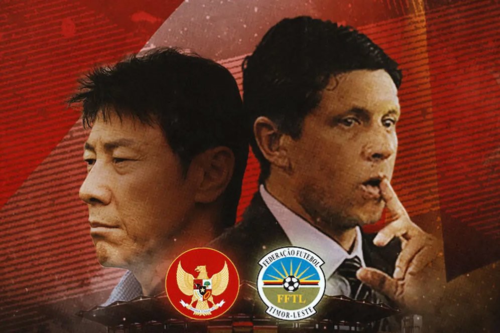 Timnas Indonesia vs Timor Leste: Shin Tae-yong vs Fabio Magrao