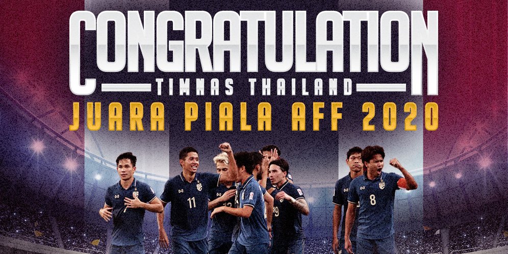 Selamat! Timnas Thailand Raih Gelar Juara Piala AFF ke-6