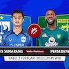 Saksikan Live Streaming Big Match BRI Liga 1 2021/2022 Pekan Ke-22 di Vidio Malam Ini