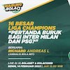 Mengapa Undian 16 Besar Liga Champions Tak Memihak PSG dan Inter Milan? Simak di Warung Bola yuk!