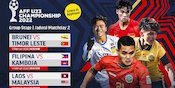 Jadwal Live Streaming Piala AFF U-23 2022 di Vidio Babak Penyisihan Grup Pekan Kedua