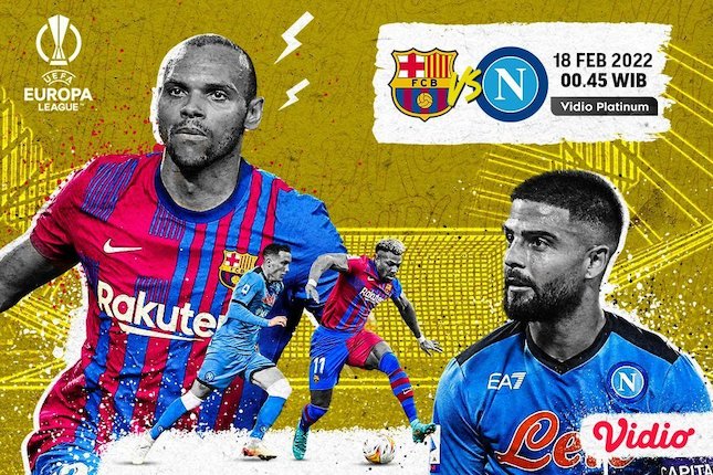 Live Streaming Liga Europa Barcelona Vs Napoli Di Vidio Duel Sengit Dua Tim Papan Atas Bola Net