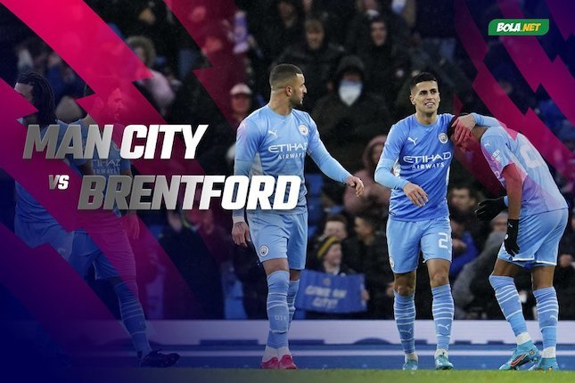 Nonton Live Streaming Manchester City vs Brentford di Mola TV Hari Ini, 10 Februari 2022