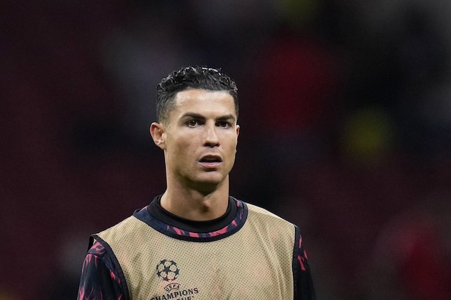 Ekspresi Cristiano Ronaldo pada duel melawan Atletico Madrid di leg pertama babak 16 Besar Liga Champions (c) AP Photo
