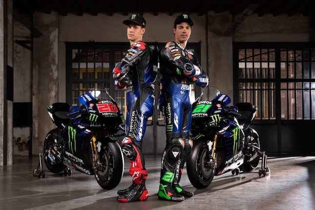 Pembalap Monster Energy Yamaha, Fabio Quartararo dan Franco Morbidelli (c) Yamaha MotoGP