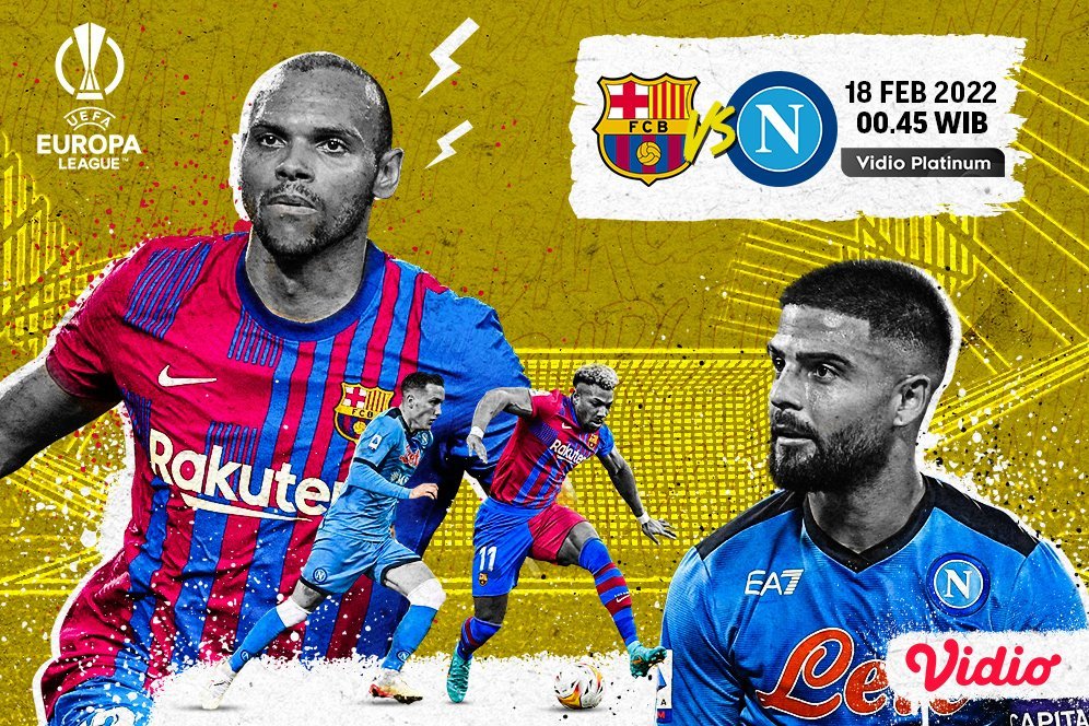 Live Streaming Liga Europa: Barcelona Vs Napoli di Vidio, Duel Sengit Dua Tim Papan Atas