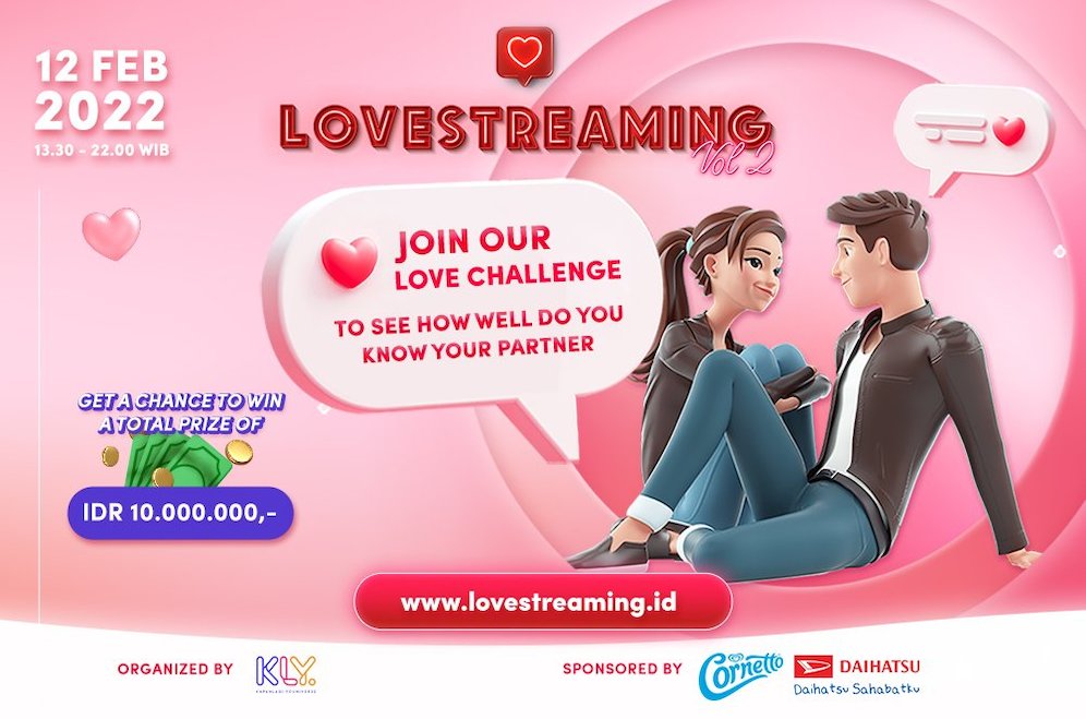 Ayo Ikutan Love Challenge di Lovestreaming Vol 2 dan Menangkan Hadiahnya