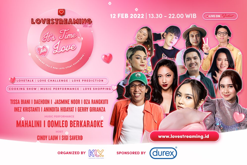 Catat! Ini Line Up Lengkap Lovestreaming Vol.2 12 Februari 2022