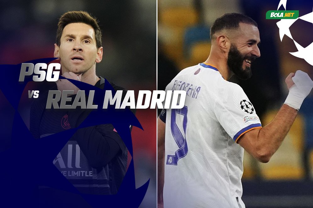 Jadwal dan Link Live Streaming Liga Champions: PSG vs Real Madrid di Vidio