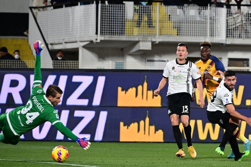 Man of the Match Spezia vs AS Roma: Ivan Provedel