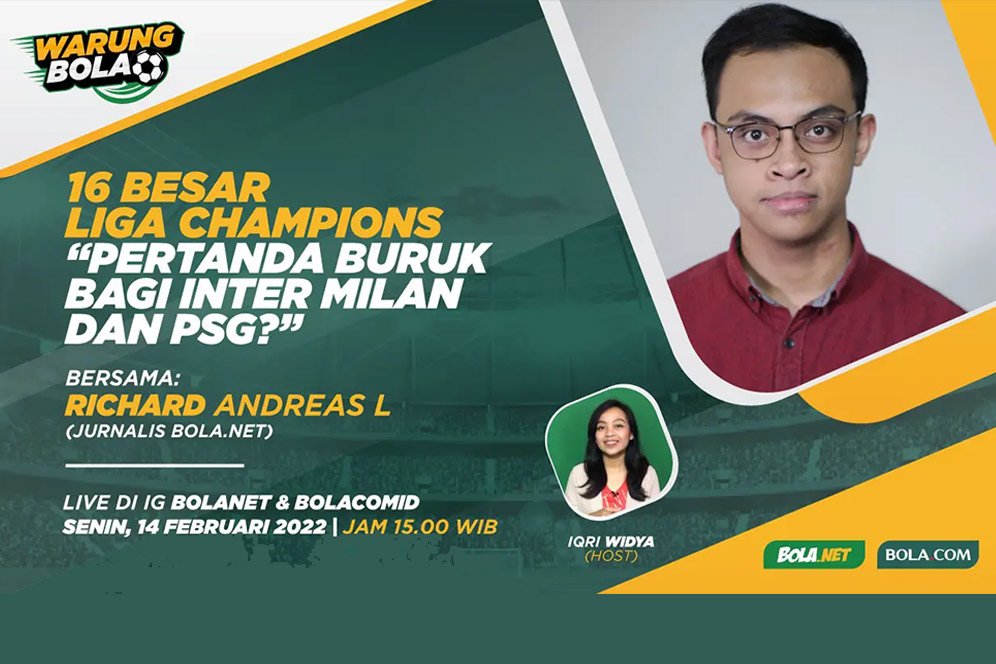 Mengapa Undian 16 Besar Liga Champions Tak Memihak PSG dan Inter Milan? Simak di Warung Bola yuk!