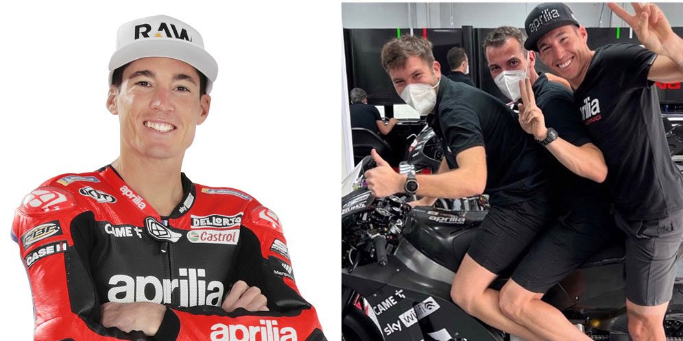 Kocak! Aleix Espargaro Parodikan Kebiasaan 'Emak-Emak' Indonesia saat Naik Motor