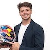 Fans Berat! Collab Bareng AS Roma, Fabio Diggia Pakai Helm Baru Jelang MotoGP Argentina