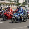 Foto-Foto: Antusiasme Tinggi di Parade MotoGP Jakarta, Fans Valentino Rossi Tetap Hadir