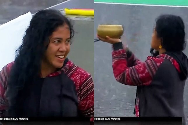 Pawang hujan MotoGP Mandalika 2022, Rara Istiati Wulandari (c) Dorna Sports, YouTube/MotoGP