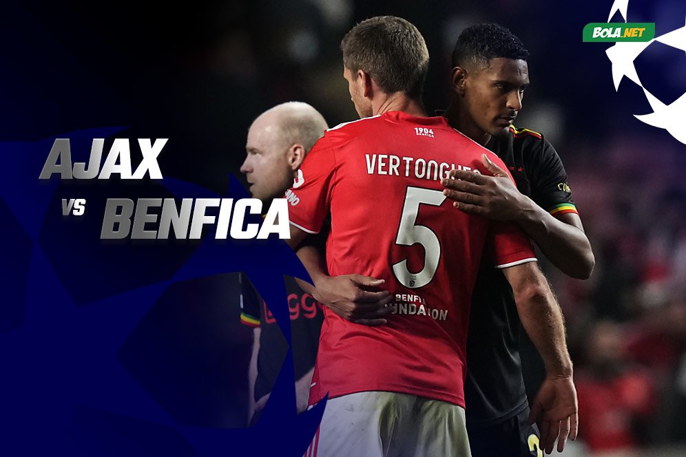 Prediksi Ajax Amsterdam vs Benfica 16 Maret 2022