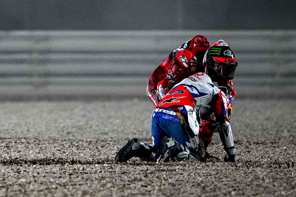 Tabrak Jorge Martin, Pecco Bagnaia: Manuver Saya Tidak 'Gila' Tabrak Jorge Martin, Pecco Bagnaia: Manuver Saya Tidak 'Gila'