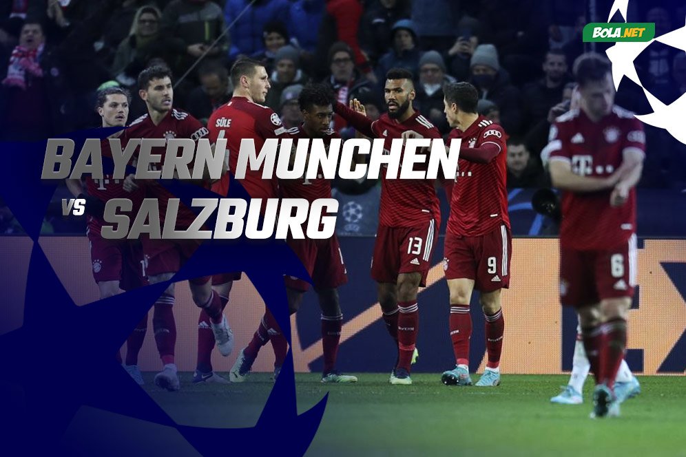 Data dan Fakta Liga Champions: Bayern Munchen vs Salzburg