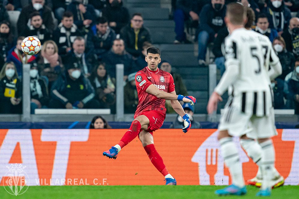 Man of the Match Juventus vs Vllarreal: Geronimo Rulli