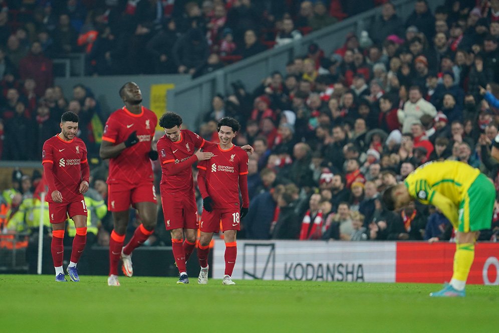 Highlights Liverpool vs Norwich City di Piala FA 2021-2022