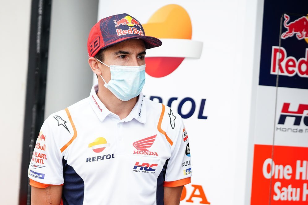 Deja vu: Marc Marquez Curhat Usai Cedera Mata Lagi Akibat Kecelakaan di Mandalika