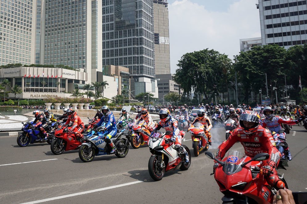 Video: Marquez-Bastianini-Espargaro Merasa Bagai Rockstar di Indonesia Jelang MotoGP Mandalika