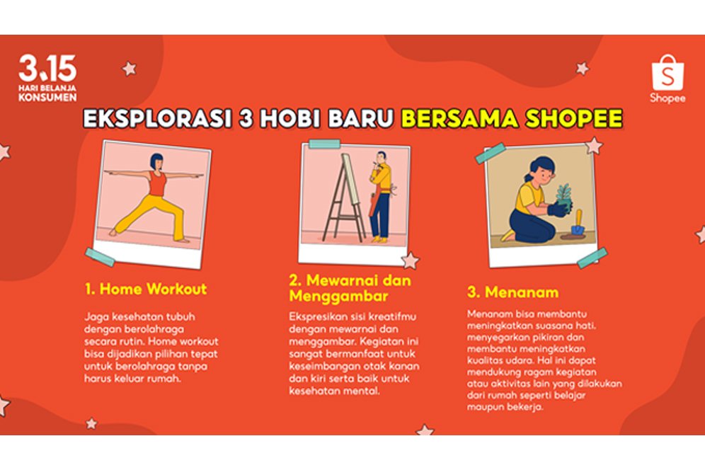 Temukan Berbagai Kebutuhan Hobi Menggambar di Shopee 3.15 Hari Belanja Konsumen