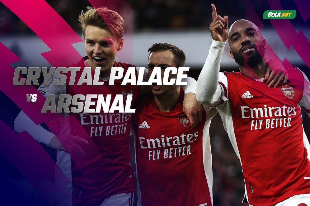 Data dan Fakta Premier League: Crystal Palace vs Arsenal