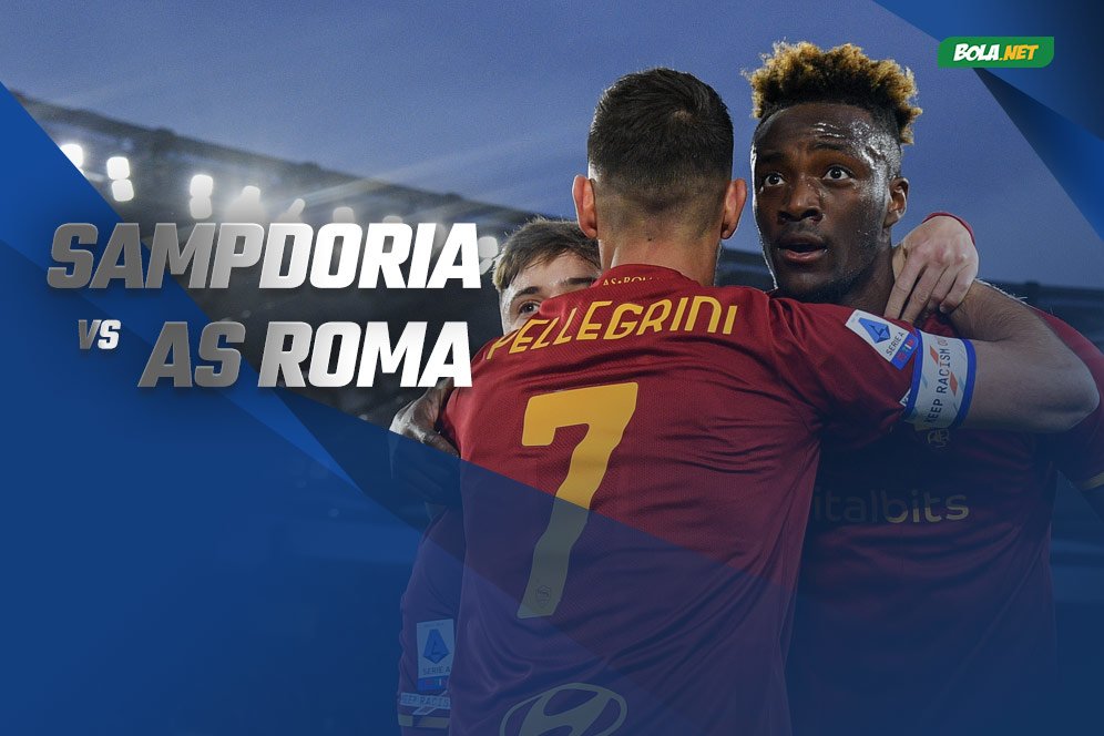 Data dan Fakta Serie A: Sampdoria vs AS Roma